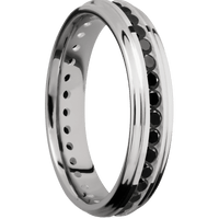 14K White Gold + Polish , Polish Finish