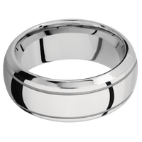 14K White Gold + Polish , Polish Finish