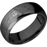 Zirconium + Hammer , Polish Finish