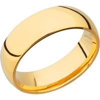 18K Yellow Gold + Polish Finish