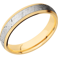 14K Yellow Gold + Satin Finish