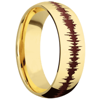 10K Yellow Gold + Polish Finish