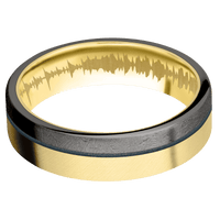 14K Yellow Gold + Anglesatin Finish