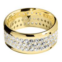 14K Yellow Gold + Polish , Polish Finish