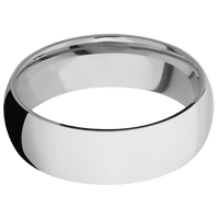 10K White Gold + Polish Finish + Titanium