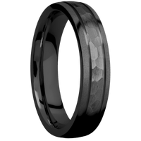 Zirconium + Hammer , Bead Finish