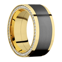 10K Yellow Gold + Polish Finish