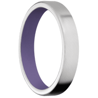 Platinum + Anglesatin Finish + Bright Purple