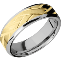 14K White Gold + Polish , Polish Finish