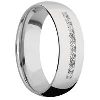 14K White Gold + Polish Finish