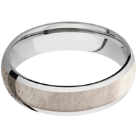 14K White Gold + Polish Finish