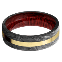 Forged Carbon Fiber + None Finish + Blood Wood