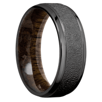 Zirconium + Stipple , Polish Finish + Walnut