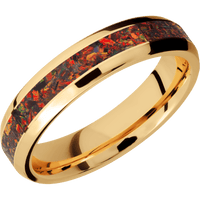 18K Yellow Gold + Polish , Polish Finish