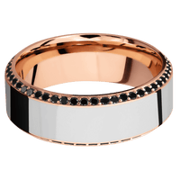 14K Rose Gold + Polish , Polish Finish