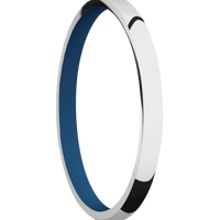 Palladium Silver + Polish Finish + Ridgeway Blue