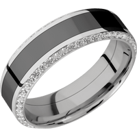 14K White Gold + Polish , Polish Finish