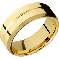 22K Yellow Gold + Polish , Polish Finish