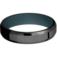 Zirconium + Polish , Polish Finish + Blue Titanium
