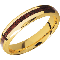 18K Yellow Gold + Polish , Polish Finish
