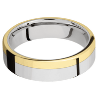 14K White Gold + Polish Finish