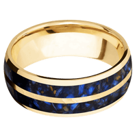 10K Yellow Gold + Polish Finish
