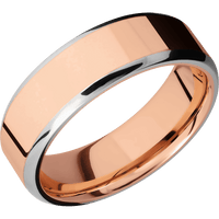 14K Rose Gold + Polish , Polish Finish