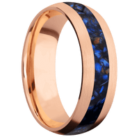 14K Rose Gold + Satin Finish