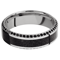 14K White Gold + Polish , Polish Finish