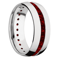 14K White Gold + Polish Finish