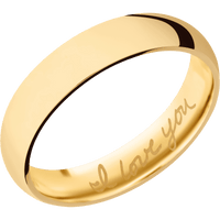 22K Yellow Gold + Polish Finish