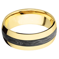 14K Yellow Gold + Polish Finish