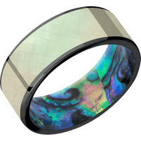 Zirconium + Polish Finish + Abalone