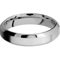 Palladium Silver + Bead , Polish Finish
