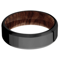 Zirconium + Polish , Satin Finish + Sequoia