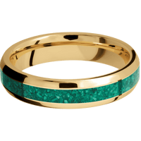 10K Yellow Gold + Polish , Polish Finish