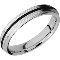 Palladium Silver + Bead Finish