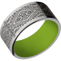 Titanium + Anglesatin Finish + Zombie Green