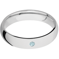 14K White Gold + Polish Finish