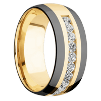 10K Yellow Gold + Polish Finish