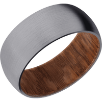 Tantalum + Satin Finish + Leopard Wood