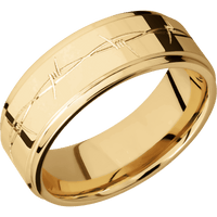 10K Yellow Gold + Polish , Polish Finish
