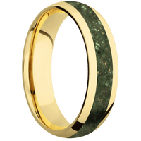 10K Yellow Gold + Polish Finish