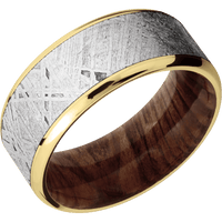 14K Yellow Gold + Polish , Polish Finish + Sequoia