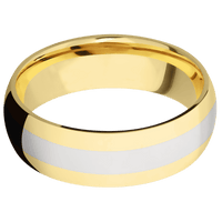 14K Yellow Gold + Polish Finish