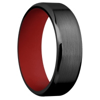 Zirconium + Satin , Polish Finish + USMC Red