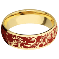 10K Yellow Gold + Polish Finish