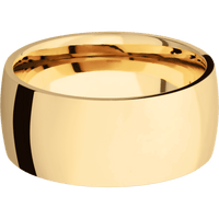 18K Yellow Gold + Polish Finish