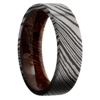 Damascus + Acid Finish + Sapele