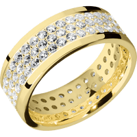 14K Yellow Gold + Polish Finish
